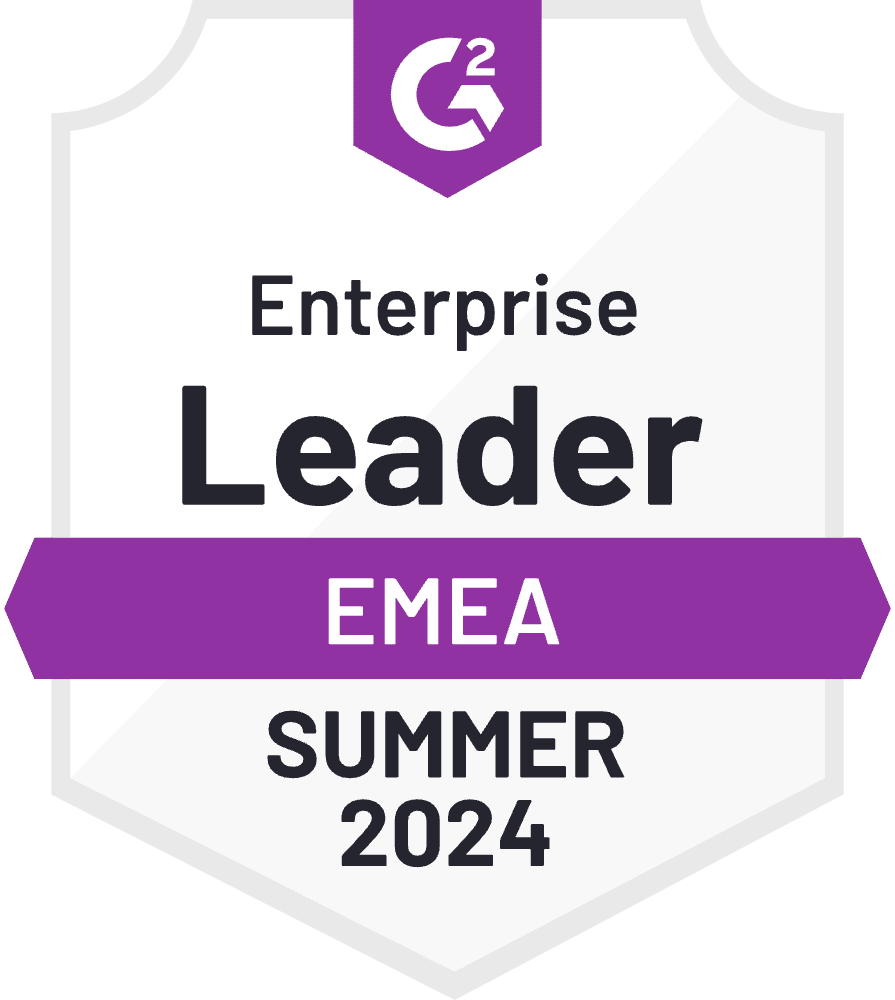 G2 Summer 2024 Enterprise Leader EMEA